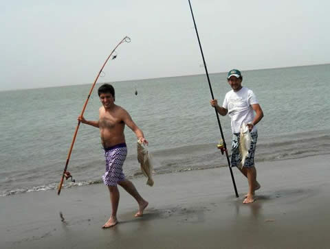 Pesca en Bahía San Blas