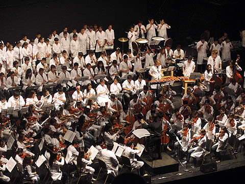 Orquesta y el Coro Infantil del Bicentenario