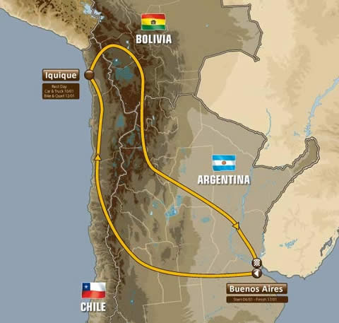 Rally Dakar Argentina - Bolivia - Chile 2015
