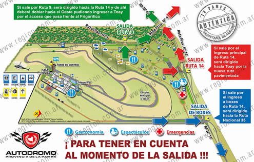 5ta fecha 2014 del TC en el Autódromo de La Pampa