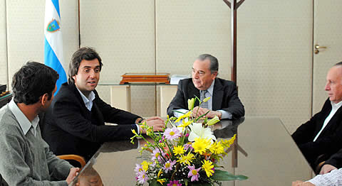 FOTO: Santiago Amsé, Leonardo Boto Alvarez y Jorge